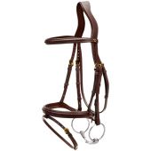 Flash Noseband Bridle Plaited Dyon Collection Brown Flash Noseband Bridle Plaited Dyon Collection Brown