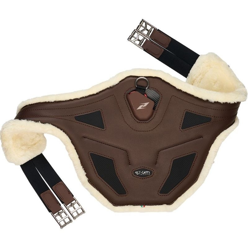 Techno-Fur Stud Girth Brown