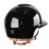 Riding Helmet Cromo Smart Polo Polish Beige Chinstrap Black Riding Helmet Cromo Smart Polo Polish Beige Chinstrap Black