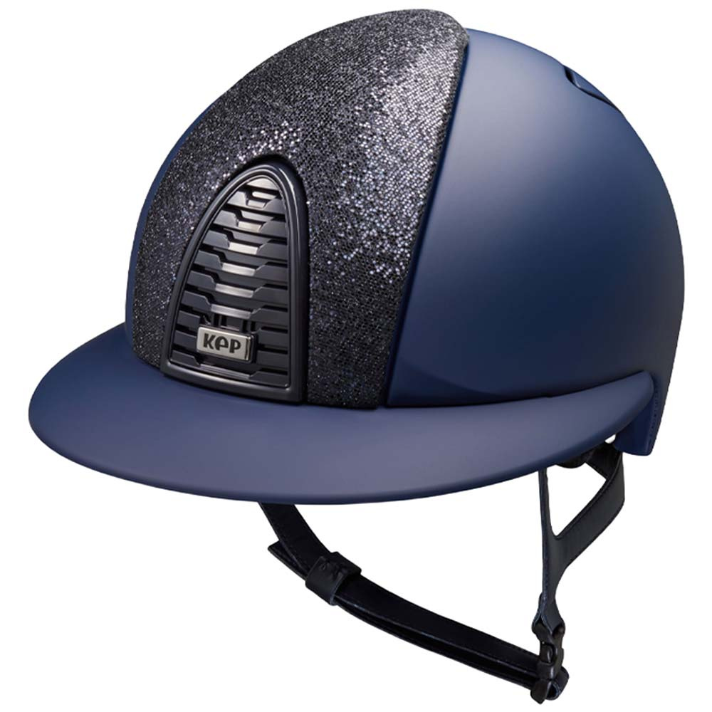 Riding Helmet Cromo 2.0 Matt Polo Inserto Glitter Navy Blue