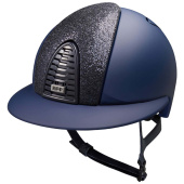 Riding Helmet Cromo 2.0 Matt Polo Inserto Glitter Navy Blue Riding Helmet Cromo 2.0 Matt Polo Inserto Glitter Navy Blue