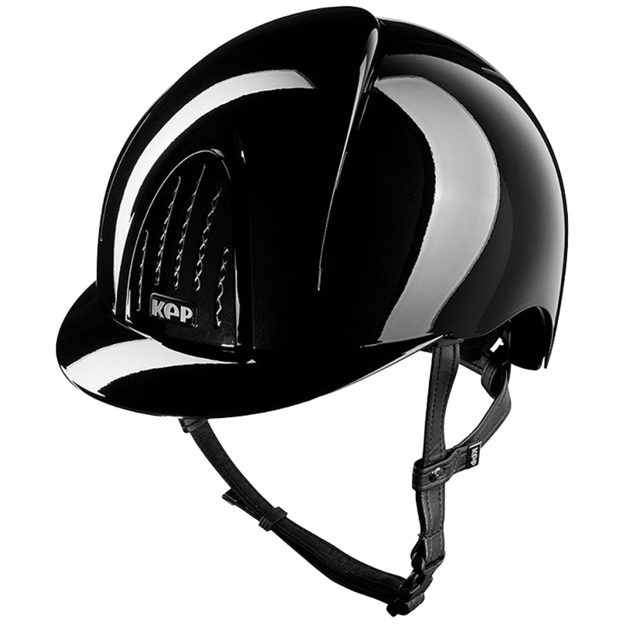 Riding Helmet Smart Nova Metal Polish Black