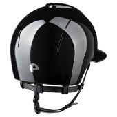 Riding Helmet Smart Nova Metal Polish Polo Black Riding Helmet Smart Nova Metal Polish Polo Black