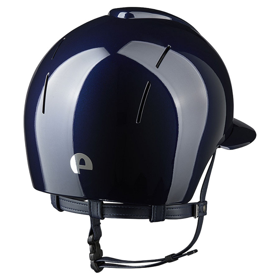 Riding Helmet Smart Nova Metal Polish Polo Navy Blue