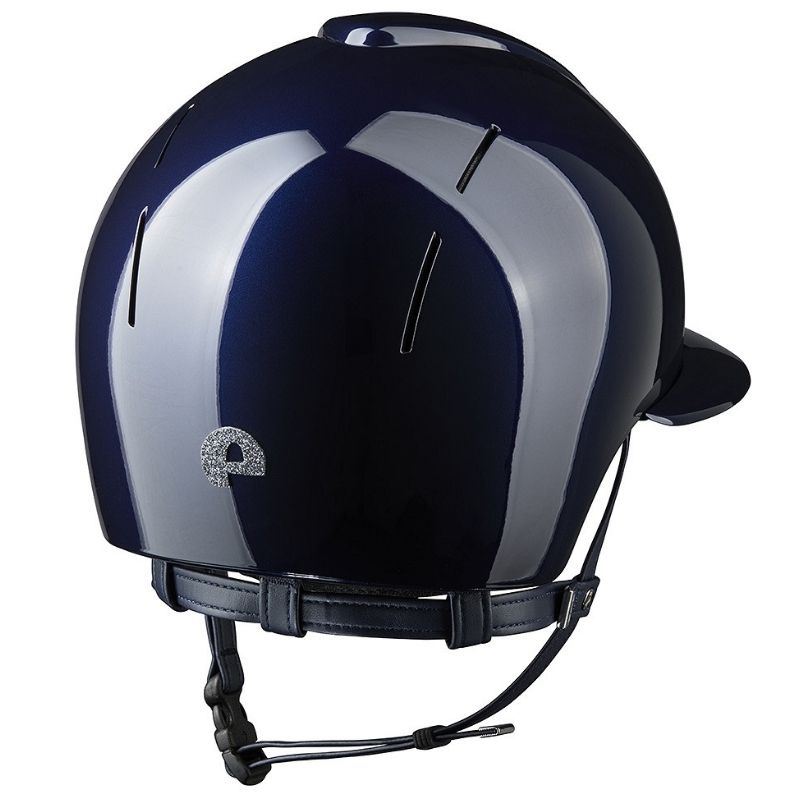 Riding Helmet Smart Nova Metal Polish Polo Star Navy/Silver