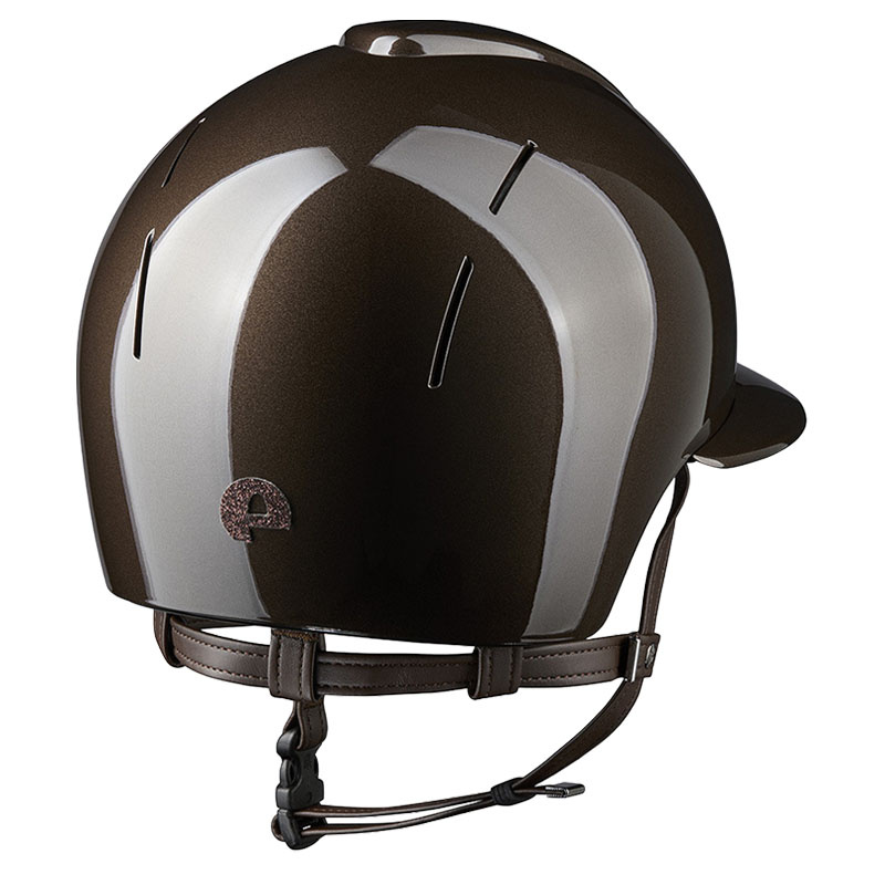 Riding Helmet Smart Nova Metal Polish Polo Star Brown/Brown