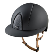 Riding Helmet Smart Nova Matt Polo Star Beige Strap Black/Silver Riding Helmet Smart Nova Matt Polo Star Beige Strap Black/Silver