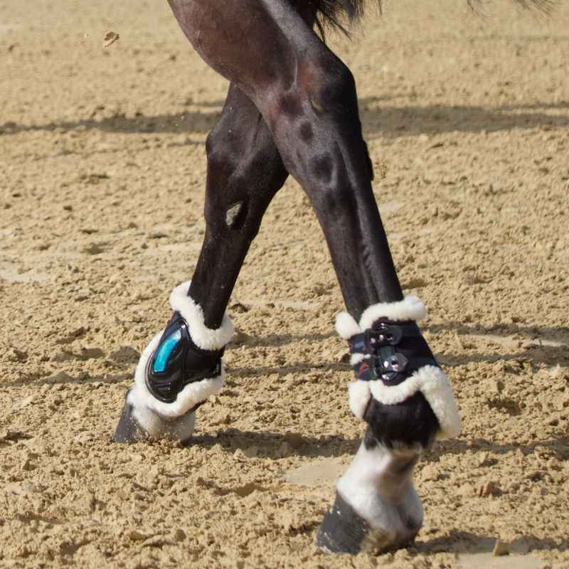 Fetlock Boots eAirshock Fluffy Black