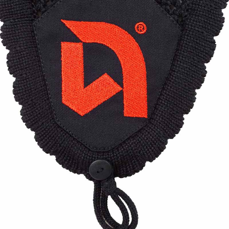 Long Ear Bonnet Loop Team Equinest Black/Red