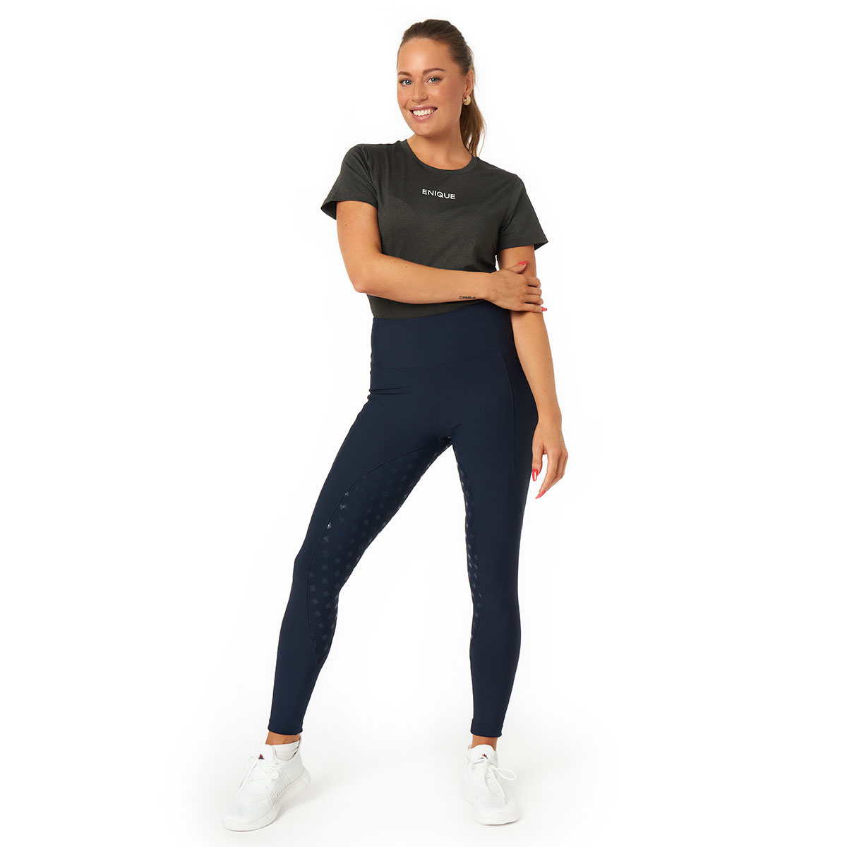 Riding Tights Signature FG Navy Blue