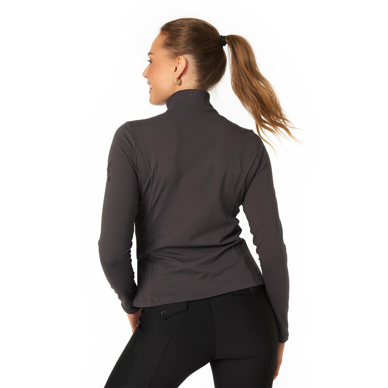 1/4 Zip Training Sweater Dark Gray