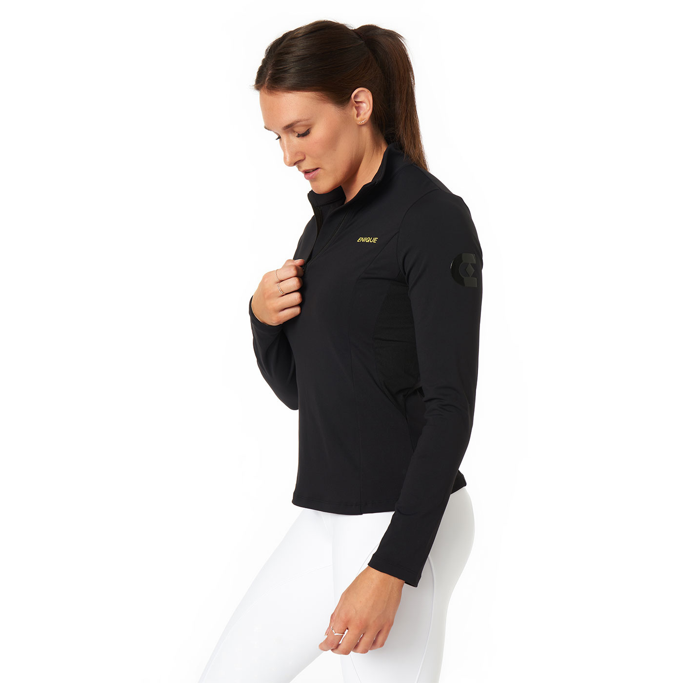 1/4 Zip Training Sweater Black