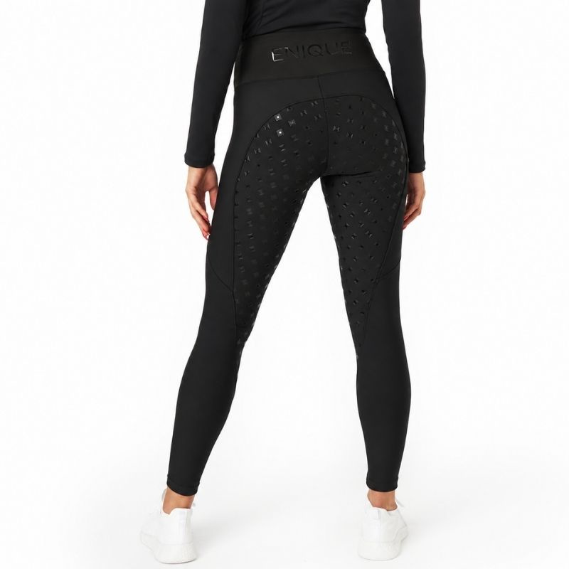 Winter Riding Tights Signature Thermo Plus Full Grip Black 450g