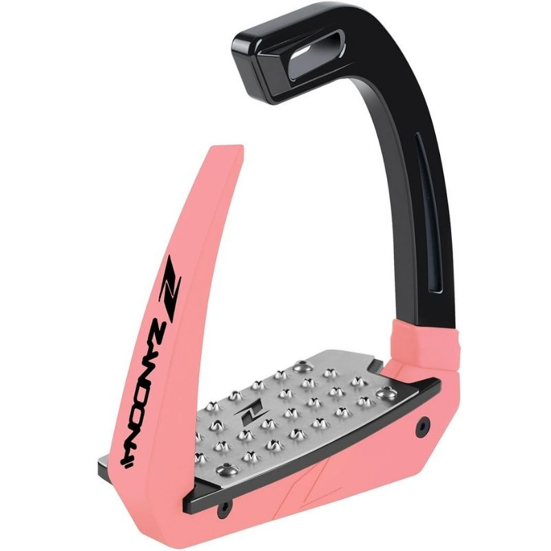 Safety Stirrups Omnia Black/Pink