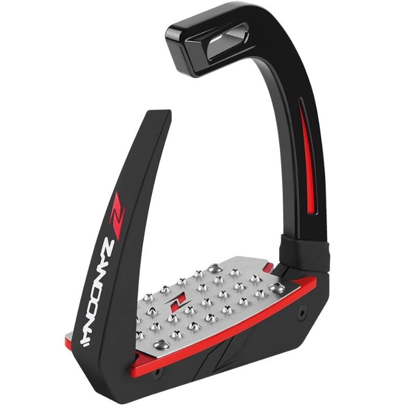 Safety Stirrups Omnia Red/Black