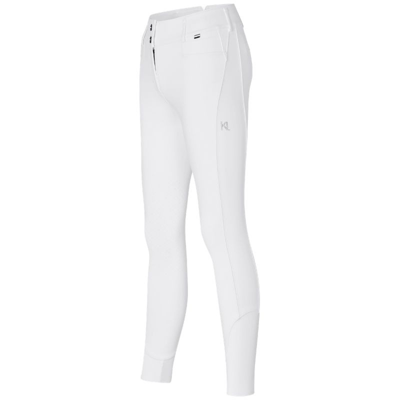 Riding Breeches KLKira H Shape Knee Grip White