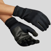 Riding Gloves Softshell Brushed Touch Black Riding Gloves Softshell Brushed Touch Black