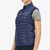 Equestrian Vest Team Highlight Quilted 0Nylon Puffer Blue