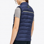 Equestrian Vest Team Highlight Quilted 0Nylon Puffer Blue