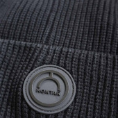 Beanie Knitted Wool Black Beanie Knitted Wool Black