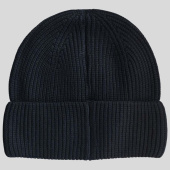 Beanie Knitted Wool Black Beanie Knitted Wool Black