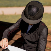 Riding Helmet Star Lady Hunter Black Riding Helmet Star Lady Hunter Black