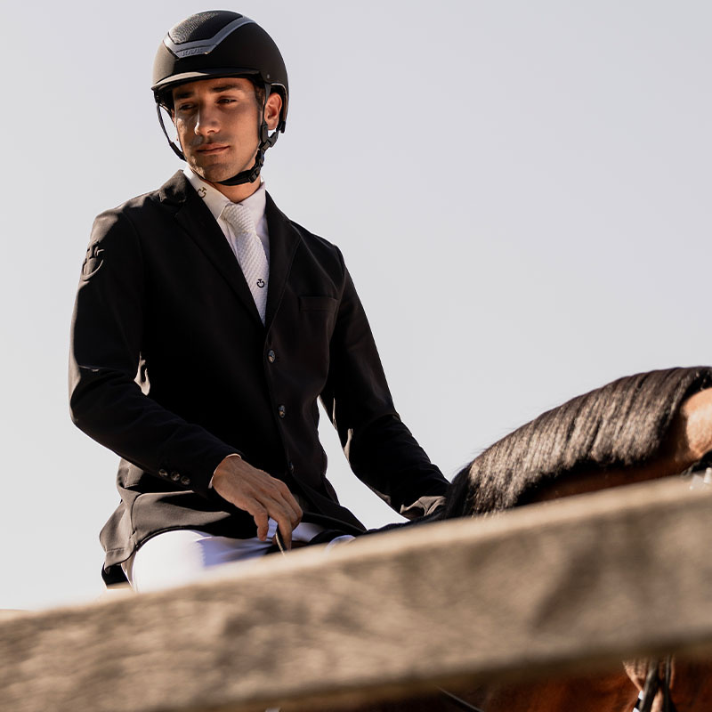 Riding Helmet Dogma Chrome Black