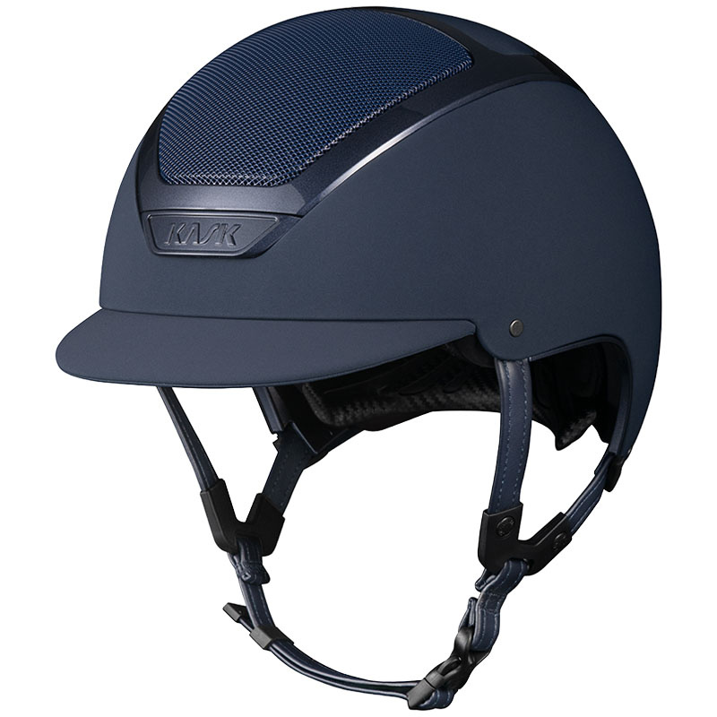 Riding Helmet Dogma Chrome Navy Blue