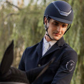 Riding Helmet Dogma Chrome Navy Blue Riding Helmet Dogma Chrome Navy Blue