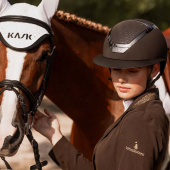 Riding Helmet Star Lady Chrome Brown Riding Helmet Star Lady Chrome Brown