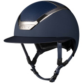 Riding Helmet Star Lady Chrome Navy/Silver Riding Helmet Star Lady Chrome Navy/Silver