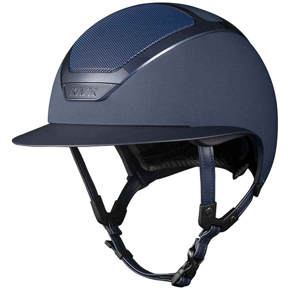 Riding Helmet Star Lady Chrome Navy Blue