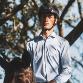 Riding Helmet Dogma Pure Shine Brown Riding Helmet Dogma Pure Shine Brown