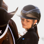 Riding Helmet Star Lady Pure Shine Grey Riding Helmet Star Lady Pure Shine Grey