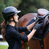 Riding Helmet Kooki Lady Shine Black Riding Helmet Kooki Lady Shine Black