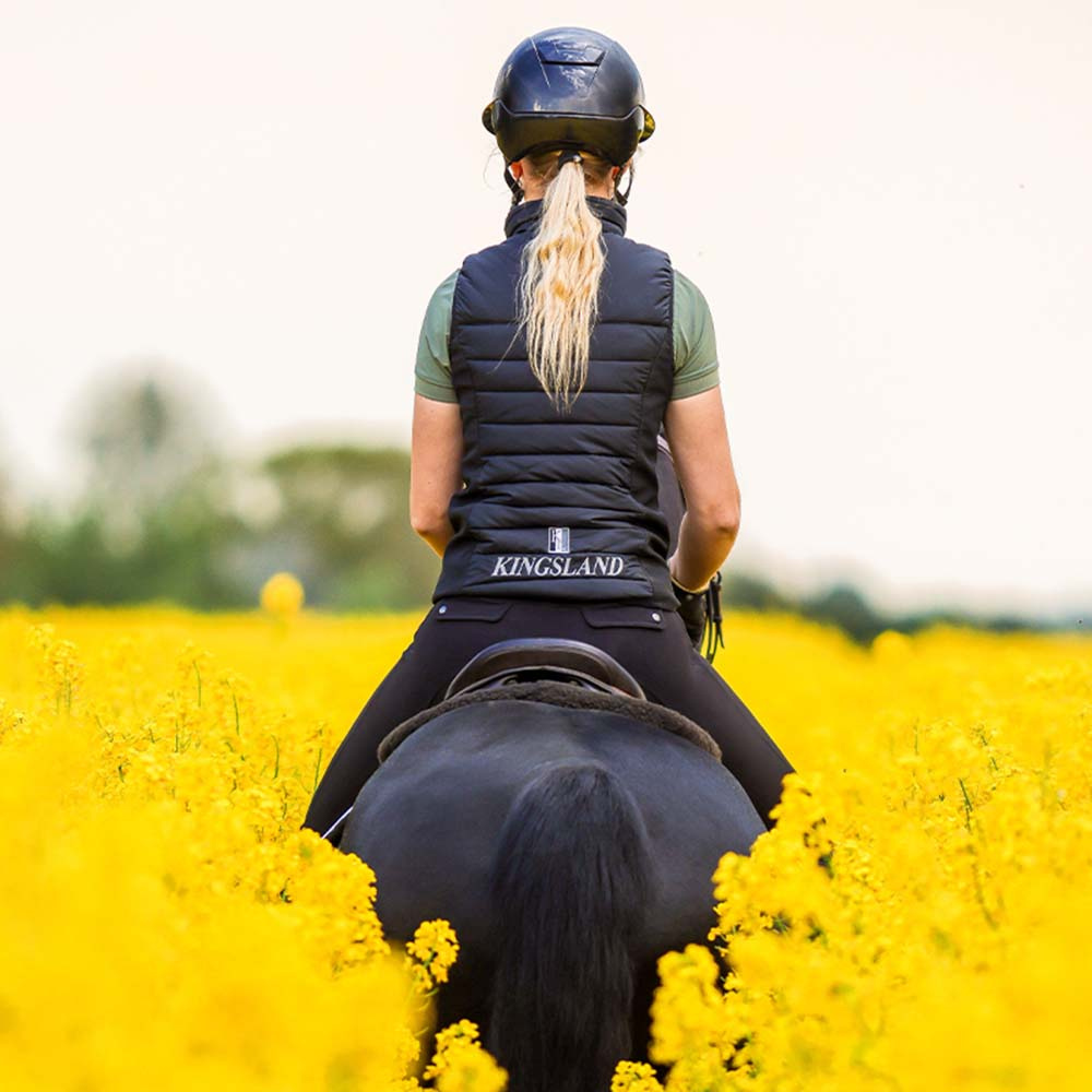 Riding Helmet Kooki Lady Shine Navy Blue