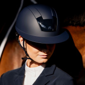 Riding Helmet Kooki Lady Matt Navy Blue Riding Helmet Kooki Lady Matt Navy Blue