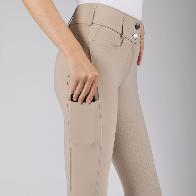 Riding Breeches KLKira H Shape Full Grip Beige
