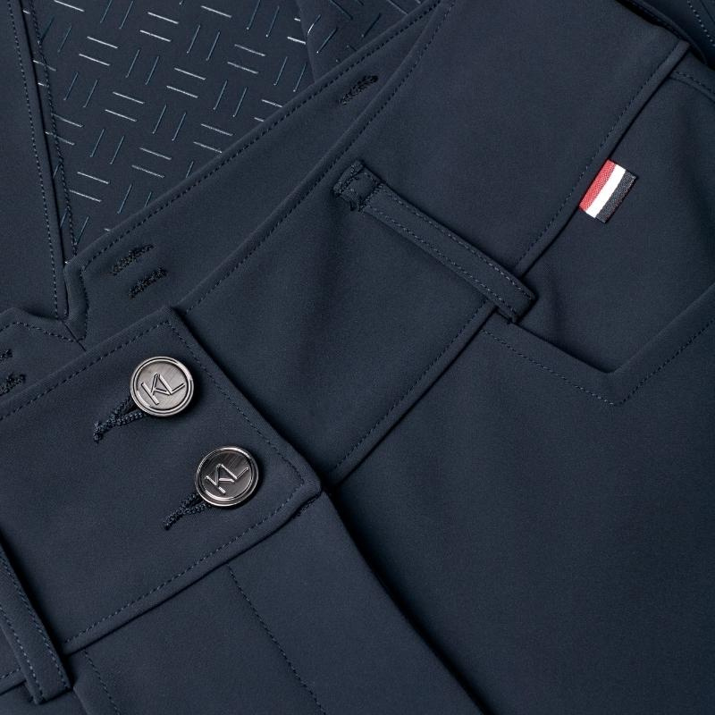 Riding Breeches KLKira H Shape Full Grip Navy Blue