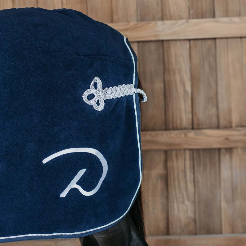 Fleece Rug Heavy Navy Blue