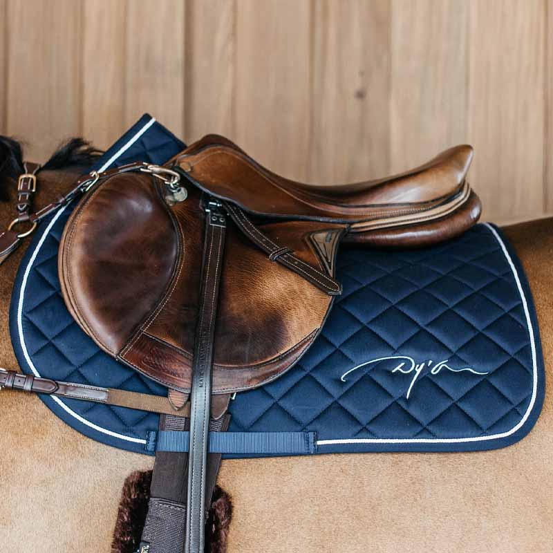 Saddle Pad Diamond Navy Blue
