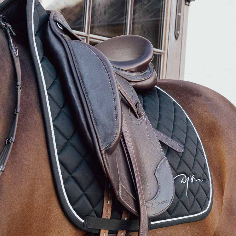 Dressage Saddle Pad Diamond Black