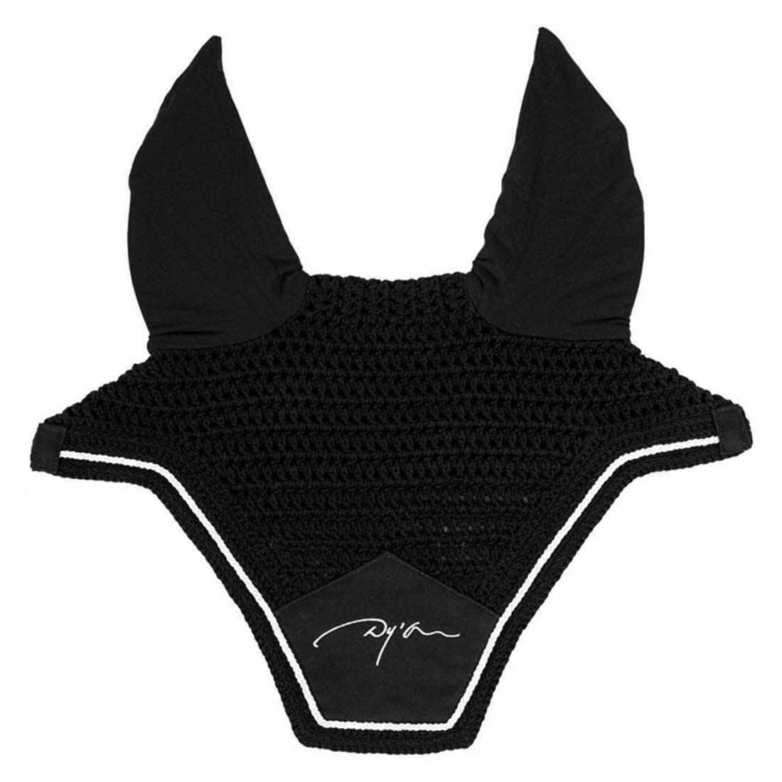 Ear Bonnet Diamond Black