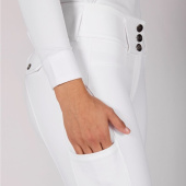 Riding Breeches KLKimi A Shape Full Grip White Riding Breeches KLKimi A Shape Full Grip White