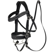 Bridle for Hobby Horse Competition Black Bridle for Hobby Horse Competition Black