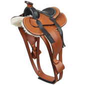 Western Saddle Toy Pony Brown Western Saddle Toy Pony Brown