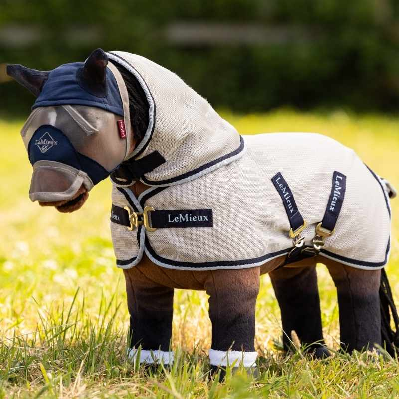 Fly Rug Toy Pony Grey/Navy