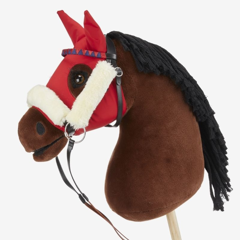 Racing Hood for Hobby Horse Stretch Red