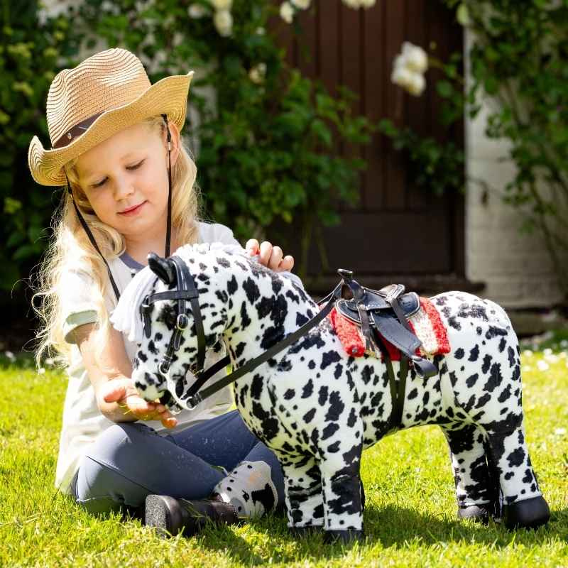Western Saddle Toy Pony Black