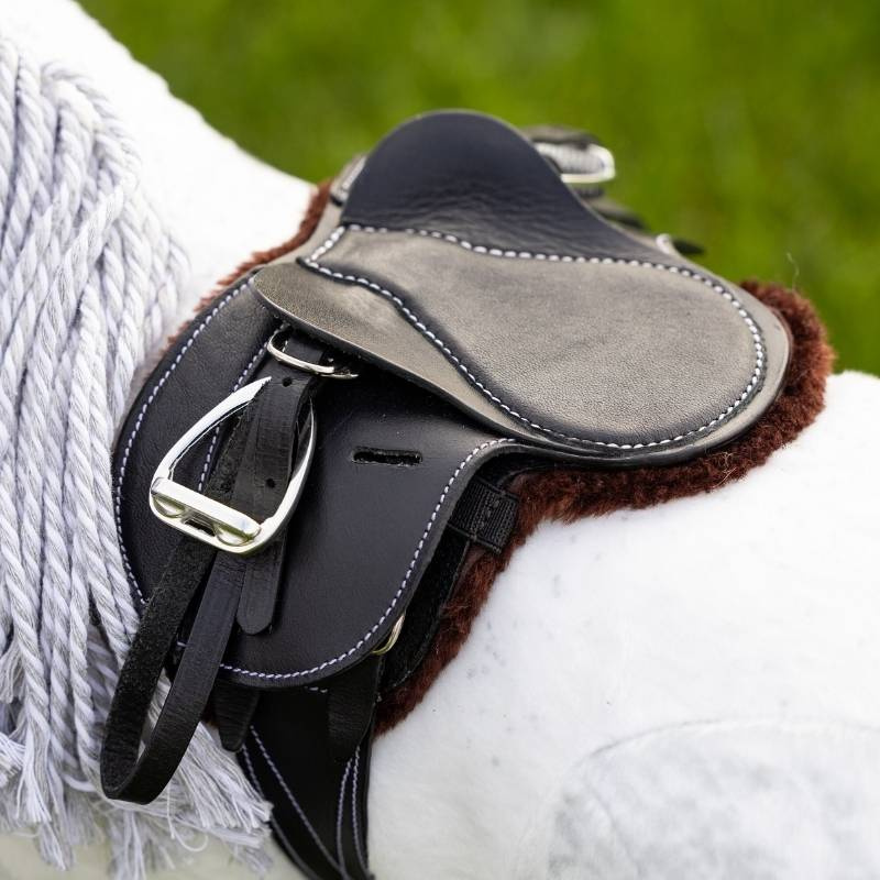 Hunter Saddle Pad Toy Pony Showing Numnah Brown